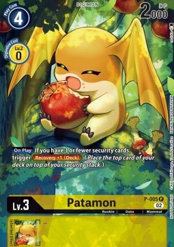 Patamon (P-005) - Promos: Dimensional Phase (Alternative Art) [BT-11P-P-005]