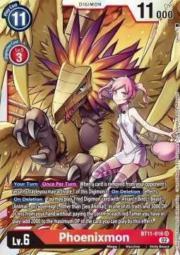 Phoenixmon (BT11-016) (V.1) - Dimensional Phase (Super Rare) [BT-11-016]