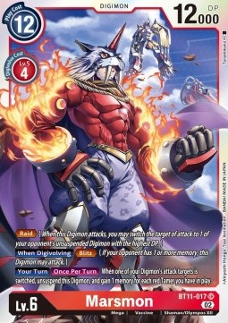 Marsmon (BT11-017) (V.1) - Dimensional Phase (Super Rare) [BT-11-017]