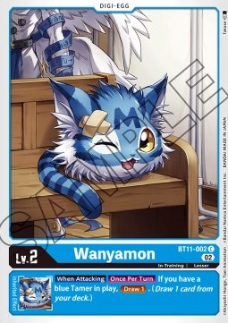 Wanyamon (BT11-002) (V.1) - Dimensional Phase (Common) [BT-11-002]