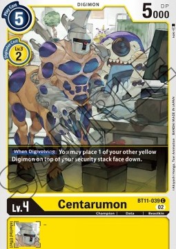 Centarumon (BT11-039) (V.1) - Dimensional Phase (Common) [BT-11-039]