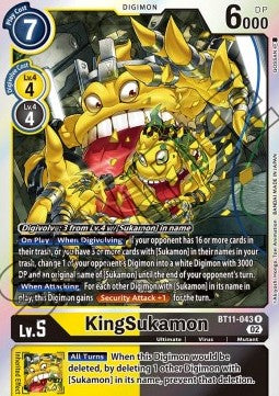 KingSukamon (BT11-043) - Dimensional Phase (Rare) [BT-11-043]
