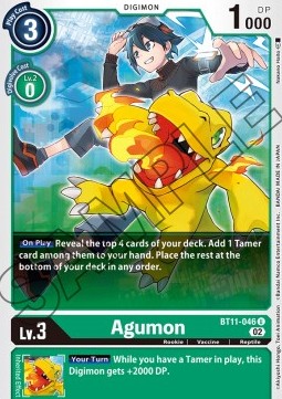 Agumon (BT11-046) (V.1) - Dimensional Phase (Uncommon) [BT-11-046]