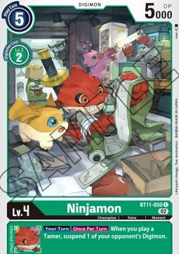 Ninjamon (BT11-050) (V.1) - Dimensional Phase (Common) [BT-11-050]