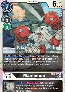 Mamemon (BT11-068) - Dimensional Phase (Rare) [BT-11-068]