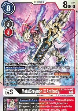 MetalGreymon (X Antibody) (BT11-069) - Dimensional Phase (Rare) [BT-11-069]