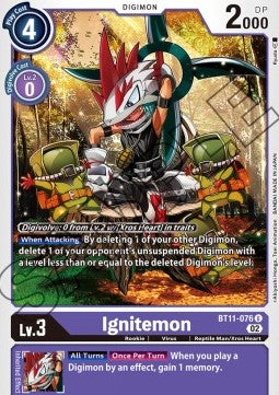 Ignitemon (BT11-076) (V.1) - Dimensional Phase (Uncommon) [BT-11-076]