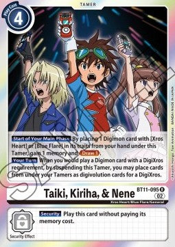 Taiki, Kiriha, & Nene (BT11-095) - Dimensional Phase (Rare) [BT-11-095]