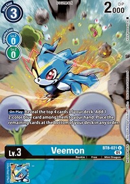 Veemon (BT8-021) - Promos: Dimensional Phase (Alternative Art) [BT-11P-BT8-021]