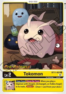 Tokomon (BT11-003) - Promos: Dimensional Phase (Uncommon) [BT-11P-BT11-003]