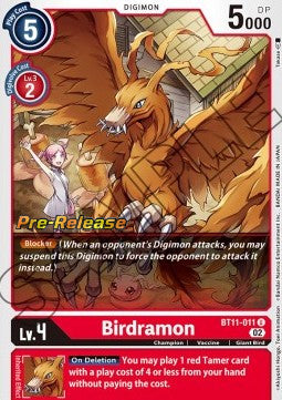 Birdramon (BT11-011) - Promos: Dimensional Phase (Uncommon) [BT-11P-BT11-011]