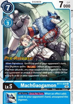 MachGaogamon (BT11-028) - Promos: Dimensional Phase (Uncommon) [BT-11P-BT11-028]