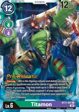Titamon (BT11-057) - Promos: Dimensional Phase (Uncommon) [BT-11P-BT11-057]