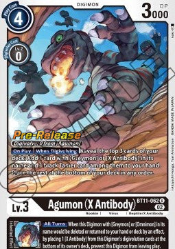 Agumon (X Antibody) (BT11-062) - Promos: Dimensional Phase (Uncommon) [BT-11P-BT11-062]