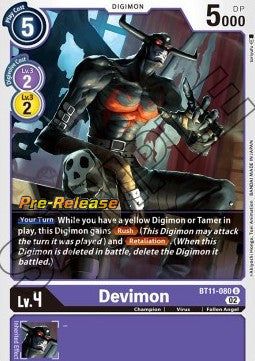 Devimon (BT11-080) - Promos: Dimensional Phase (Uncommon) [BT-11P-BT11-080]