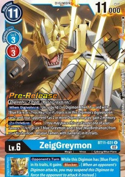 ZeigGreymon (BT11-031) - Promos: Dimensional Phase (Rare) [BT-11P-BT11-031]