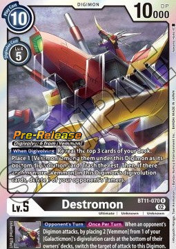 Destromon (BT11-070) - Promos: Dimensional Phase (Rare) [BT-11P-BT11-070]