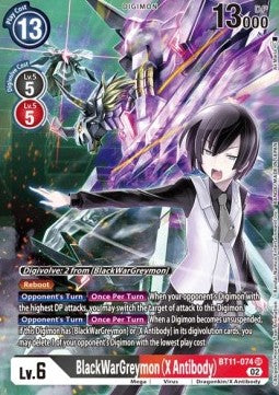 BlackWarGreymon (X Antibody) (BT11-074) (V.2) - Dimensional Phase (Alternative Art) [BT-11-074]
