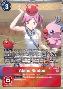 Akiho Rindou (BT11-089) (V.2) - Dimensional Phase (Alternative Art) [BT-11-089]