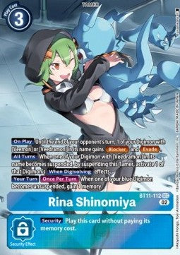 Rina Shinomiya (BT11-112) (V.2) - Dimensional Phase (Alternative Art) [BT-11-112]