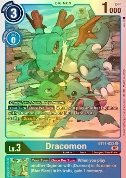 Dracomon (BT11-022) (V.2) - Dimensional Phase (Uncommon) [BT-11-022]