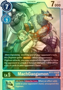 MachGaogamon (BT11-028) (V.2) - Dimensional Phase (Uncommon) [BT-11-028]
