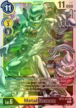 MetalEtemon (BT11-044) (V.2) - Dimensional Phase (Uncommon) [BT-11-044]