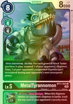 MetalTyrannomon (BT11-055) (V.2) - Dimensional Phase (Uncommon) [BT-11-055]