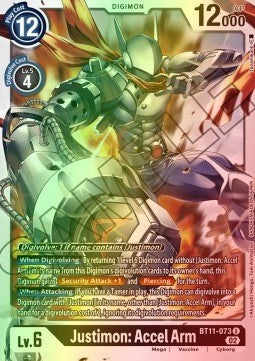 Justimon: Accel Arm (BT11-073) (V.2) - Dimensional Phase (Uncommon) [BT-11-073]
