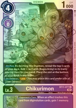 Chikurimon (BT11-077) (V.2) - Dimensional Phase (Uncommon) [BT-11-077]