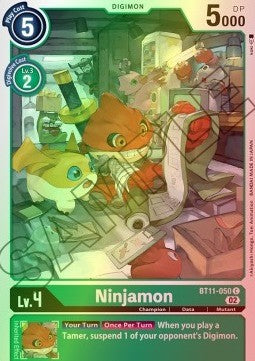 Ninjamon (BT11-050) (V.2) - Dimensional Phase (Common) [BT-11-050]
