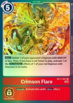 Crimson Flare (BT11-097) (V.2) - Dimensional Phase (Common) [BT-11-097]