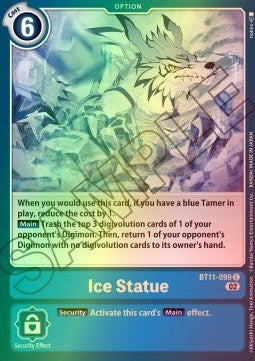 Ice Statue (BT11-099) (V.2) - Dimensional Phase (Common) [BT-11-099]