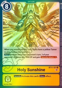 Holy Sunshine (BT11-101) (V.2) - Dimensional Phase (Common) [BT-11-101]