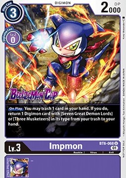 Impmon (BT6-068) - Promos: Starter Deck (Uncommon) [SDP-BT6-068]