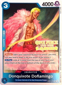 Donquixote Doflamingo (OP01-073) - Judge Promos (Rare) [JDG-OP01-073]
