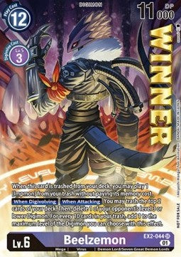 Beelzemon (EX2-044) - Official Tournament Pack Events (Super Rare) [OTPE-EX2-044]