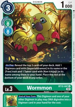 Wormmon (BT12-047) - Across Time (Uncommon) [BT-12-047]