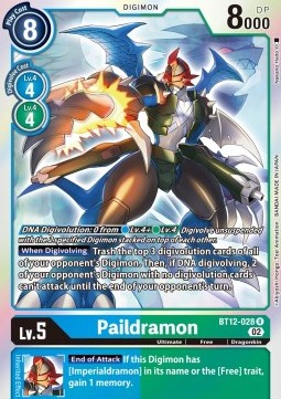 Paildramon (BT12-028) - Across Time (Rare) [BT-12-028]