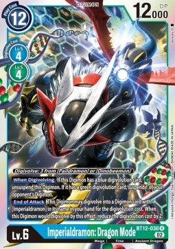Imperialdramon: Dragon Mode (BT12-030) - Across Time (Rare) [BT-12-030]