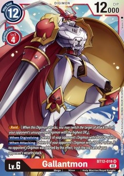 Gallantmon (BT12-018) (V.1) - Across Time (Super Rare) [BT-12-018]