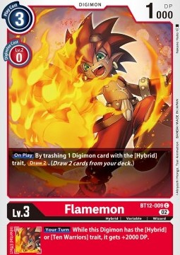 Flamemon (BT12-009) - Across Time (Common) [BT-12-009]