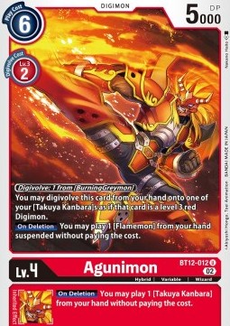 Agunimon (BT12-012) - Across Time (Uncommon) [BT-12-012]