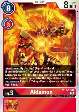 Aldamon (BT12-015) - Across Time (Rare) [BT-12-015]