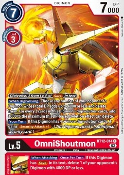 OmniShoutmon (BT12-014) - Across Time (Common) [BT-12-014]