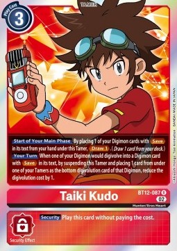 Taiki Kudo (BT12-087) (V.1) - Across Time (Rare) [BT-12-087]