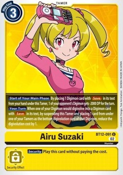 Airu Suzaki (BT12-091) - Across Time (Uncommon) [BT-12-091]