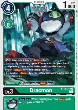 Dracmon (BT12-048) - Across Time (Uncommon) [BT-12-048]