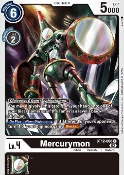 Mercurymon (BT12-066) - Across Time (Common) [BT-12-066]