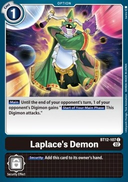 Laplace's Demon (BT12-107) - Across Time (Common) [BT-12-107]
